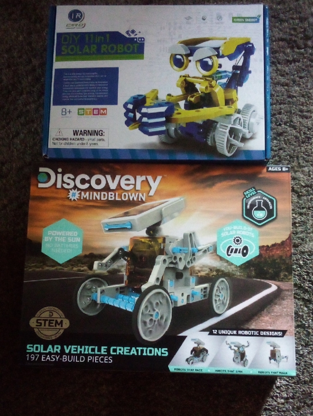 Solar Powered Robert & Vehicle STEM Kits 8 + Years New In Box